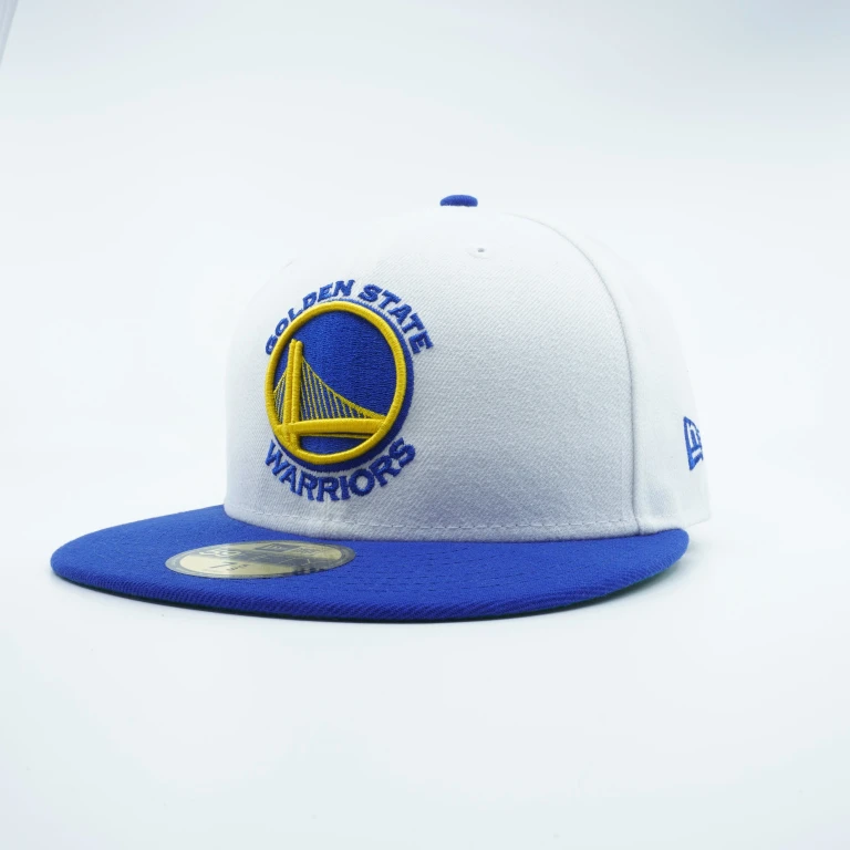 Men's NBA Golden State Warriors 5950 Fitted White/Blue