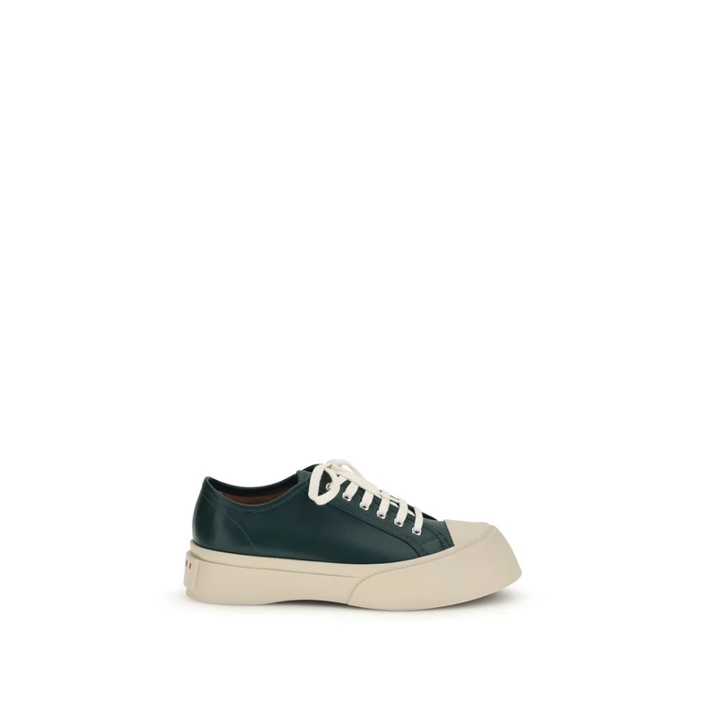 Marni Black Calf Leather Bos Taurus Platform Sneakers - Men