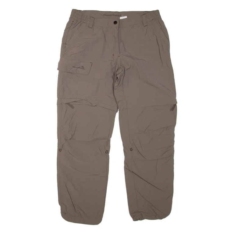 MOORHEAD Mens Trousers Beige Regular Straight W32 L29