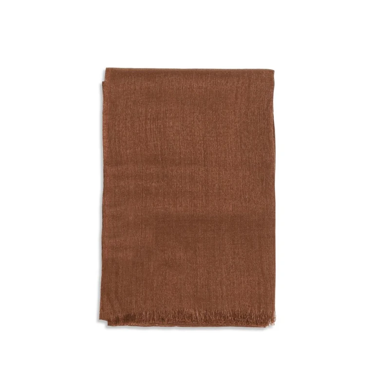 Brunello Cucinelli Brown Cashmere Scarf - Women