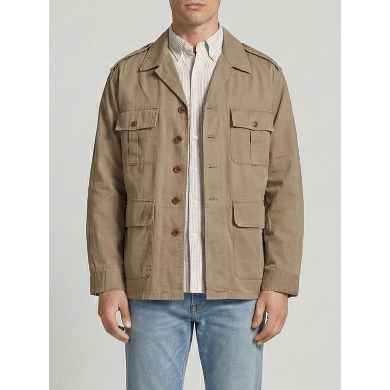 Jacket Men color White (710P08230001)