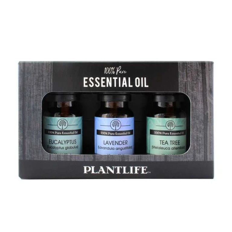Top Single Notes 3-Pack (Eucalyptus, Lavender, and Tea Tree) Aromatherapy Essential Oil Set - No Additives or Fillers - Made in California 10 ml