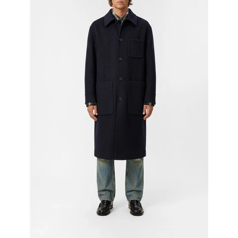 LOEWE Coat Men color Navy (H526Y01WDONAVYGREY)