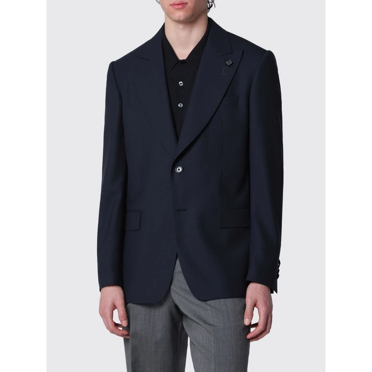 Single-Breasted Blazer in Pure Virgin Wool with Classic Lapels (PA6929ECN64424850)