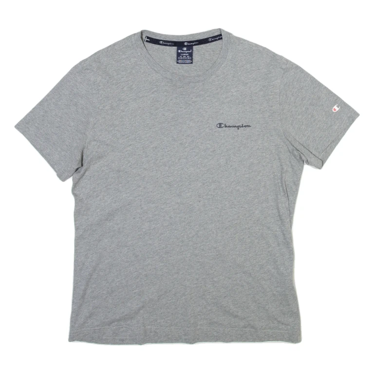 CHAMPION Mens T-Shirt Grey L