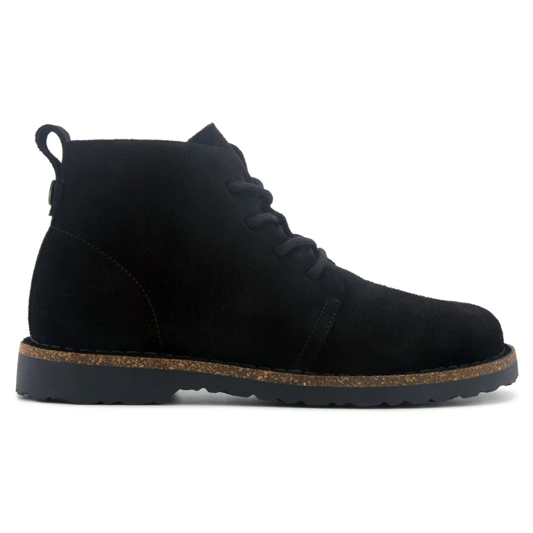 Unisex Uppsala Chukka Suede Leather Black