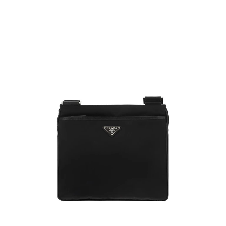 Prada Black Nylon Shoulder Bag - Men
