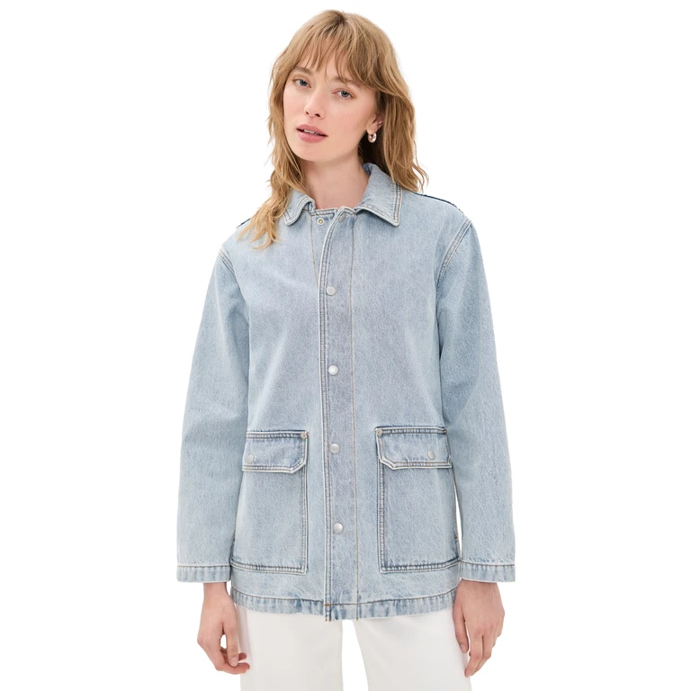 Still Here Barn Jacket Vintage Blue XL