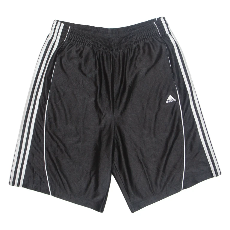 ADIDAS Mens Sports Shorts Black Relaxed XL W32