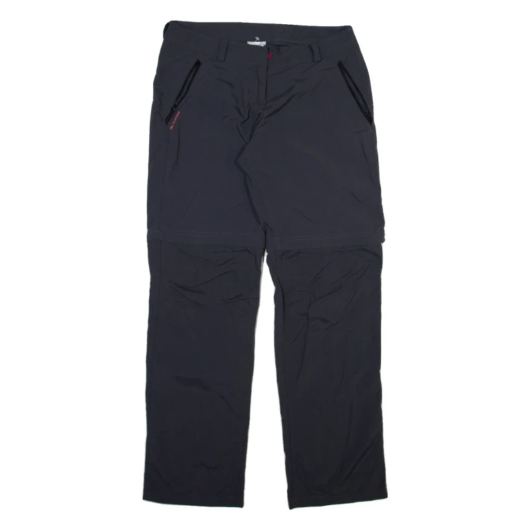 OXYLANE Detachable Leg Womens Trousers Grey Regular Straight W31 L31