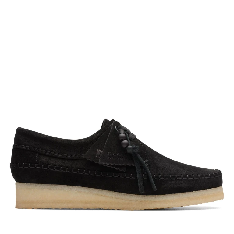 Women's Weaver Black Suede Sneakers