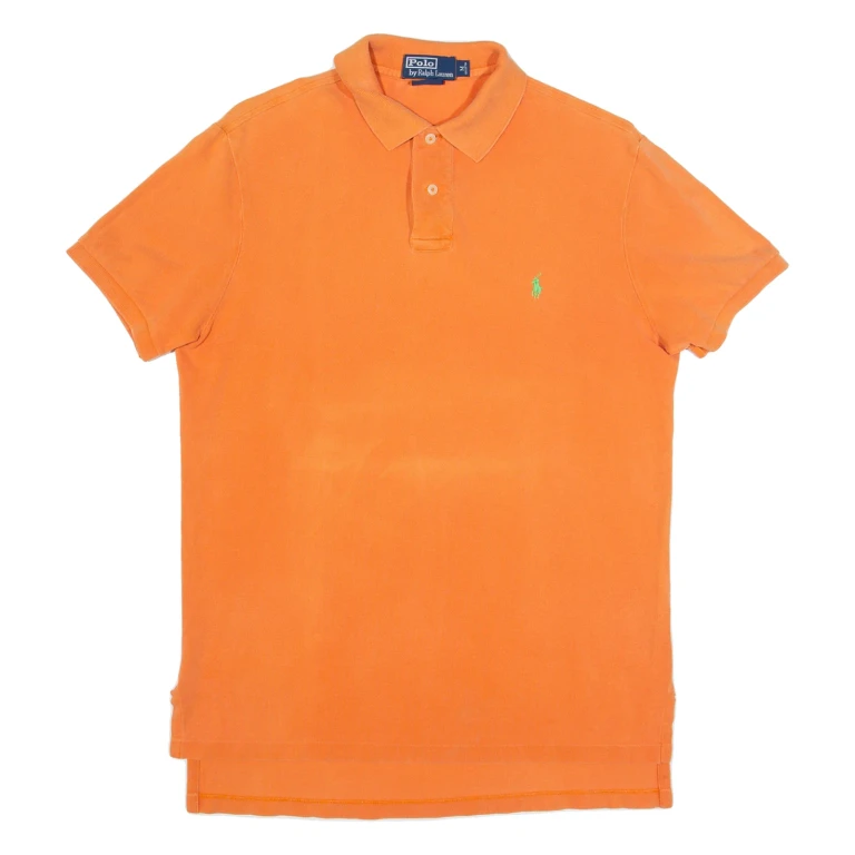 POLO RALPH LAUREN Mens Polo Shirt Orange M