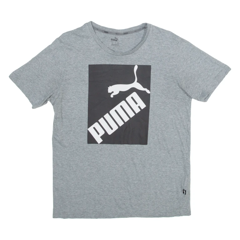 PUMA Mens T-Shirt Grey S