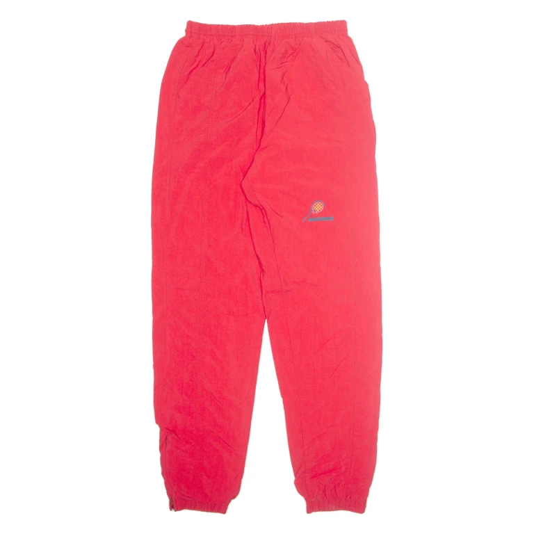 ROSSIGNOL Mens Track Pants Red Tapered XL W28 L34