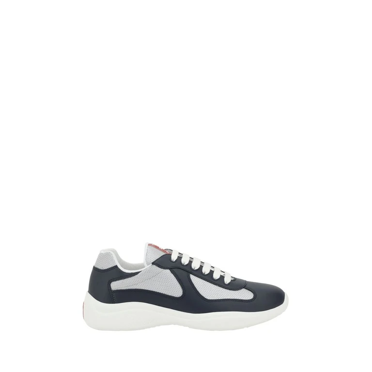 Blue Polyamide Athletic Sneakers - Men