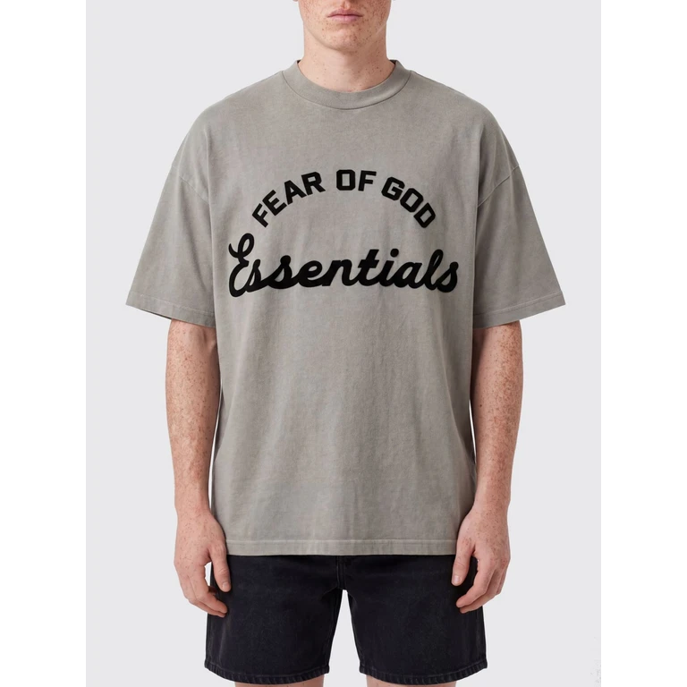 Relaxed Fit Cotton T-shirt with Logo and Dropped Shoulders (125SP264113FFS)