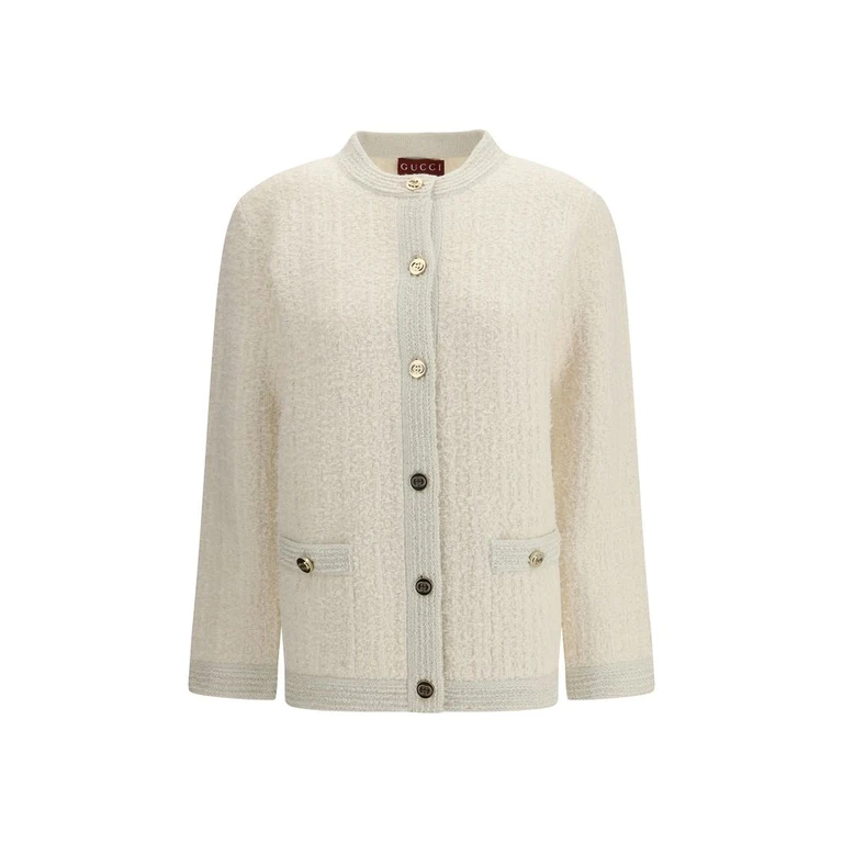 Chaqueta Gucci con botones y bolsillos de parche