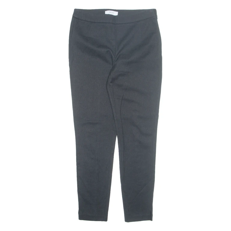 REISS Chino Womens Trousers Black Regular Tapered W28 L28