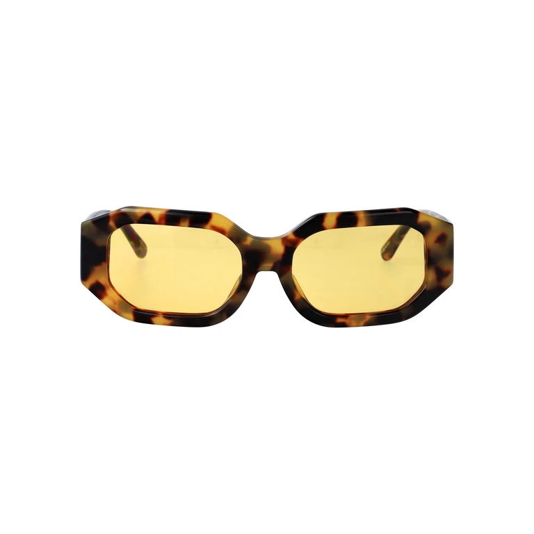 The Attico Attico45c7sun C7 T-shell/silver/yellow Acetate Sunglasses - Women