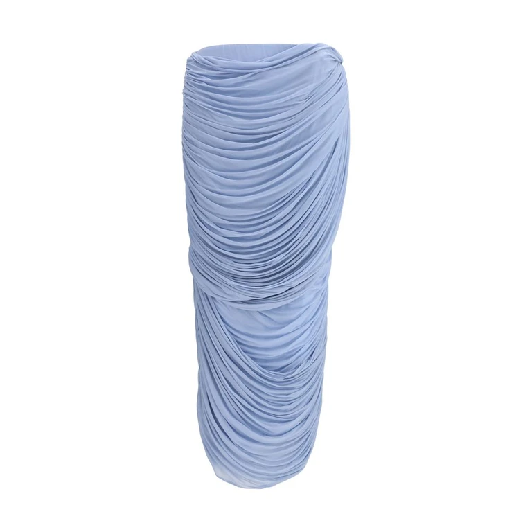 Blue Copper Midi Skirt - Women