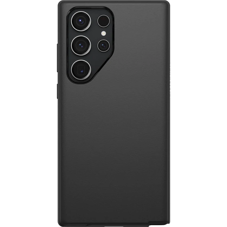 Galaxy S23 Ultra Symmetry Series Case - Black, Ultra-Sleek, Wireless Charging Compatible, Raised Edges Protect Camera & Screen