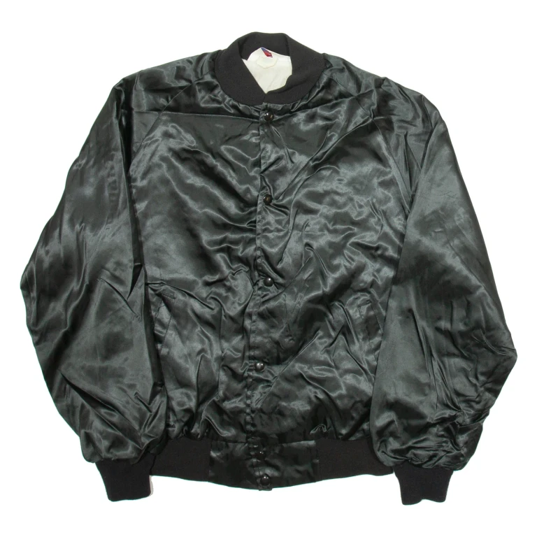 WEST ARK Mens Bomber Jacket Black Nylon M
