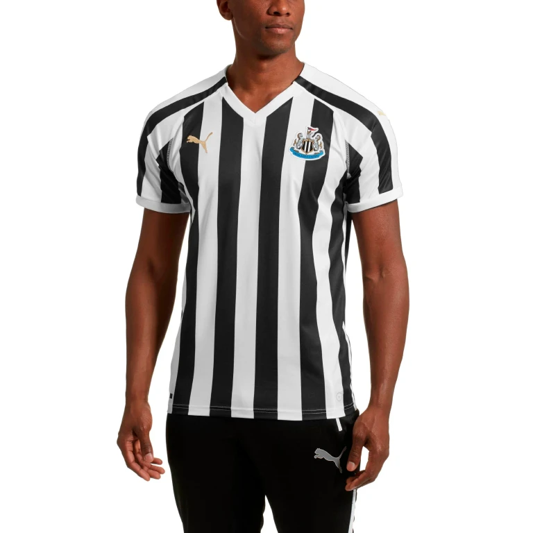 Men's Nufc Home Shirt Replica With Sponsor Log