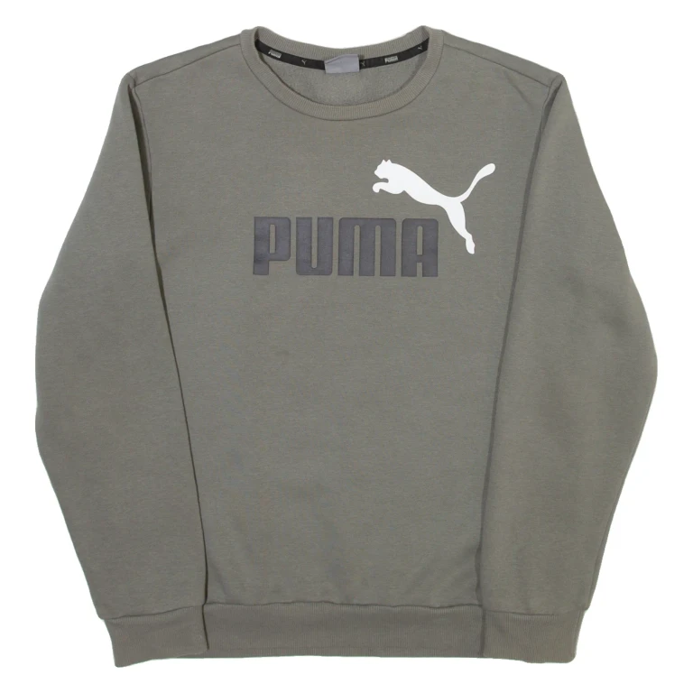 PUMA Mens Sweatshirt Grey S