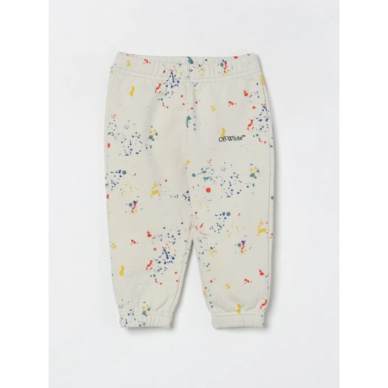 OFF-WHITE KIDS Pants Kids color Grey (OBXD001F25FLE0020584)