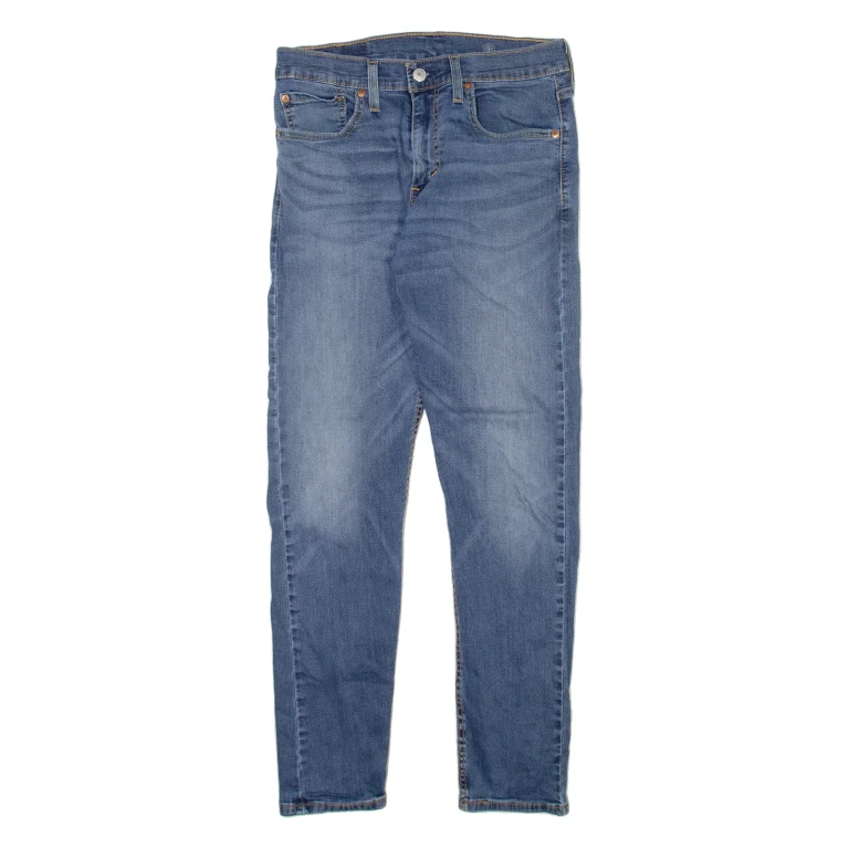 LEVI'S 512 Jeans Mens Blue Slim Tapered Stone Wash W29 L30