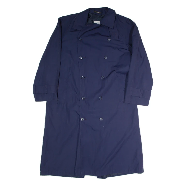 TOGETHER Mens Overcoat Coat Blue M