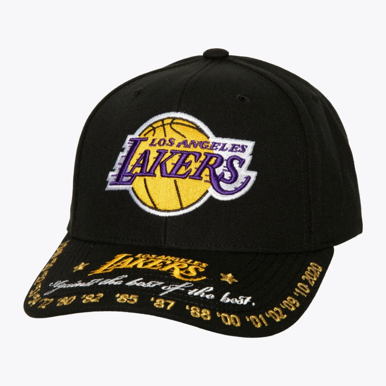 Men's NBA Against The Best Pro Snapback Lakers Black