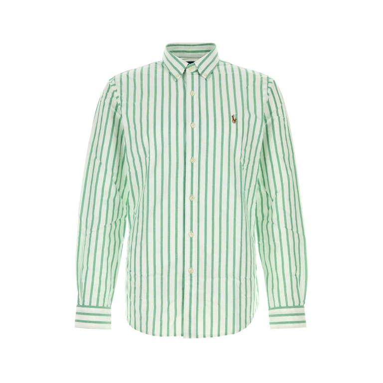 Polo Ralph Lauren Embroidered Oxford Shirt 5149fsummeremeraldwhite Exterior: Cotton T-shirt - Men
