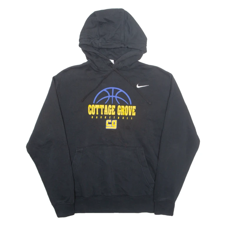 NIKE Cottage Grove Basketball Mens Black Hoodie USA M