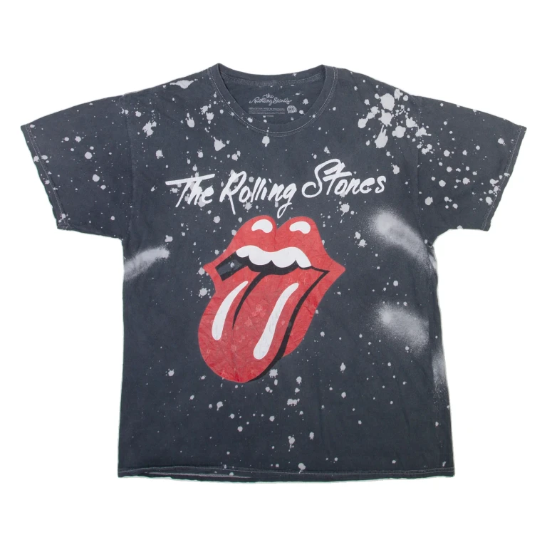 THE ROLLING STONES Mens Band T-Shirt Grey M
