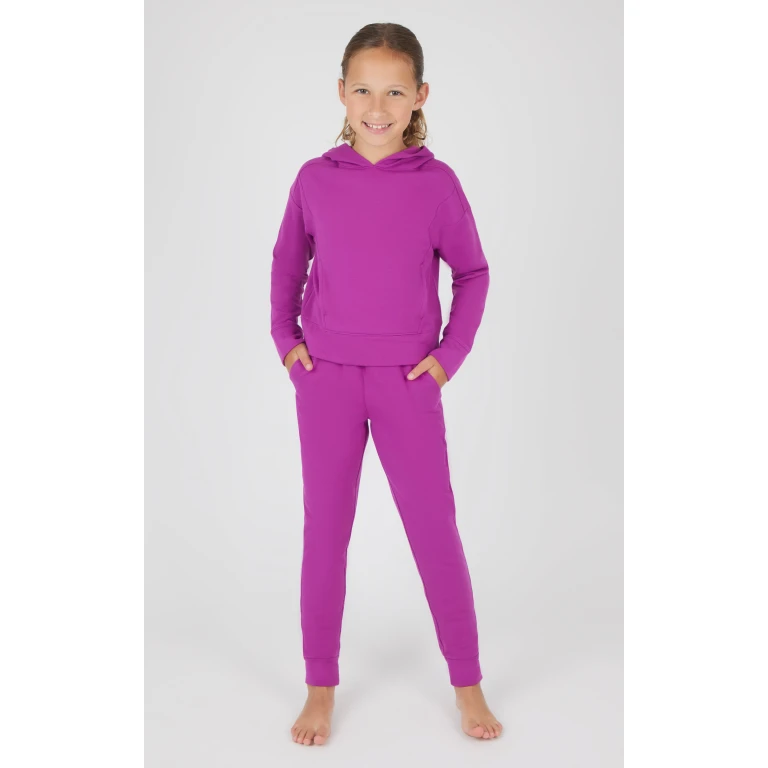 Girls 2 PC Terry Brushed Hoodie + Terry Brushed Jogger