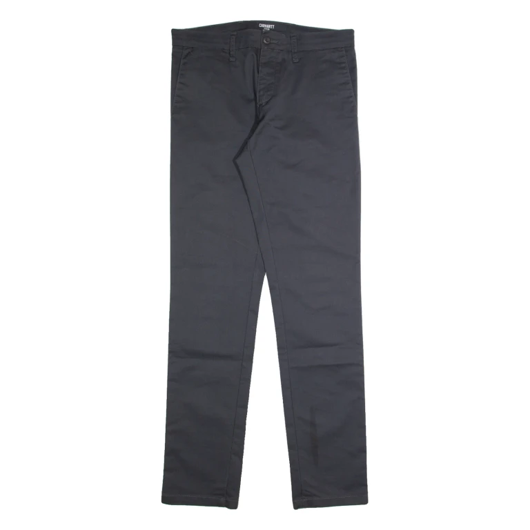 CARHARTT WIP Chino Mens Trousers Grey Regular Straight W31 L34