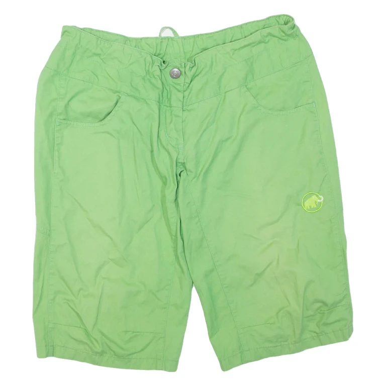 MAMMUT Womens Casual Shorts Green UK 16 W30