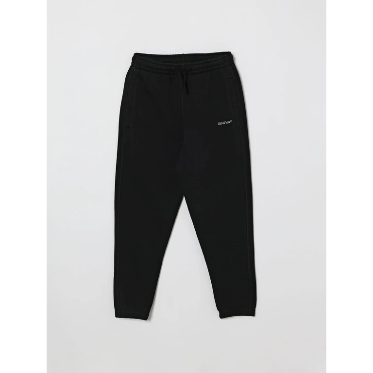 OFF-WHITE KIDS Jeans Kids color Black (OBCH001S26FLE001001)