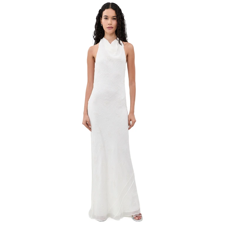 STAUD Roselle Dress White XS