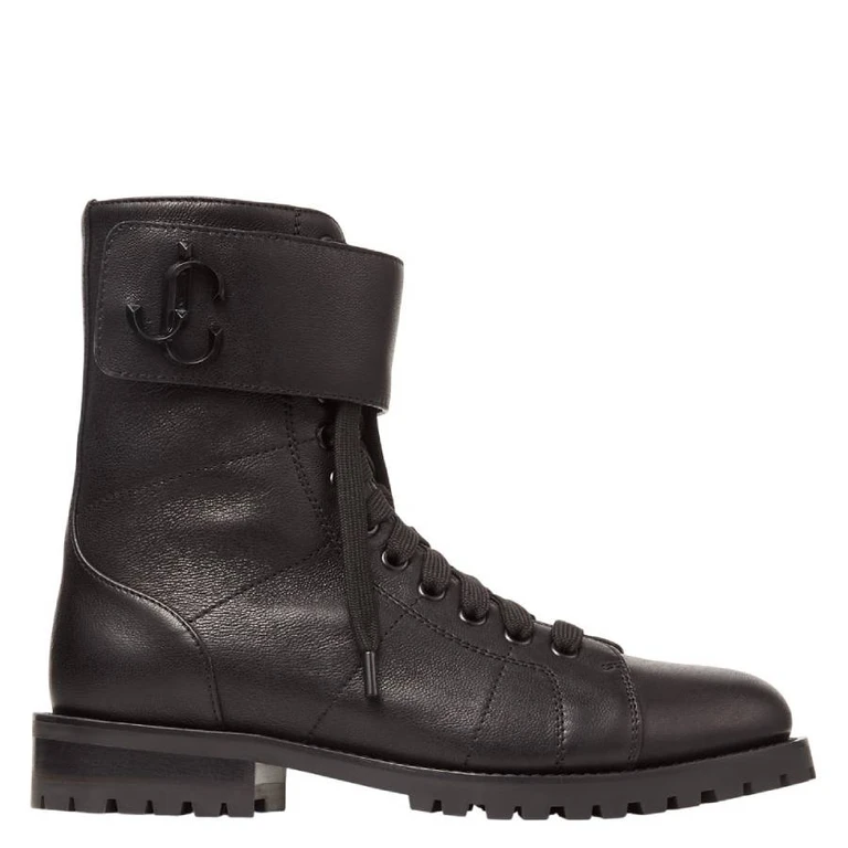 Ceirus Nappa Leather Combat Boots