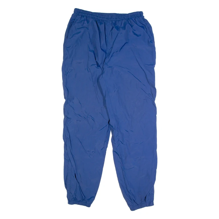 Lined Womens Track Pants Blue Tapered M W28 L29