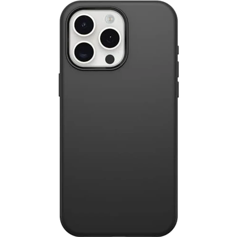 iPhone 15 Pro MAX (Only) Symmetry Series Case - Black Snaps to MagSafe Ultra-Sleek Raised Edges Protect Camera & Screen