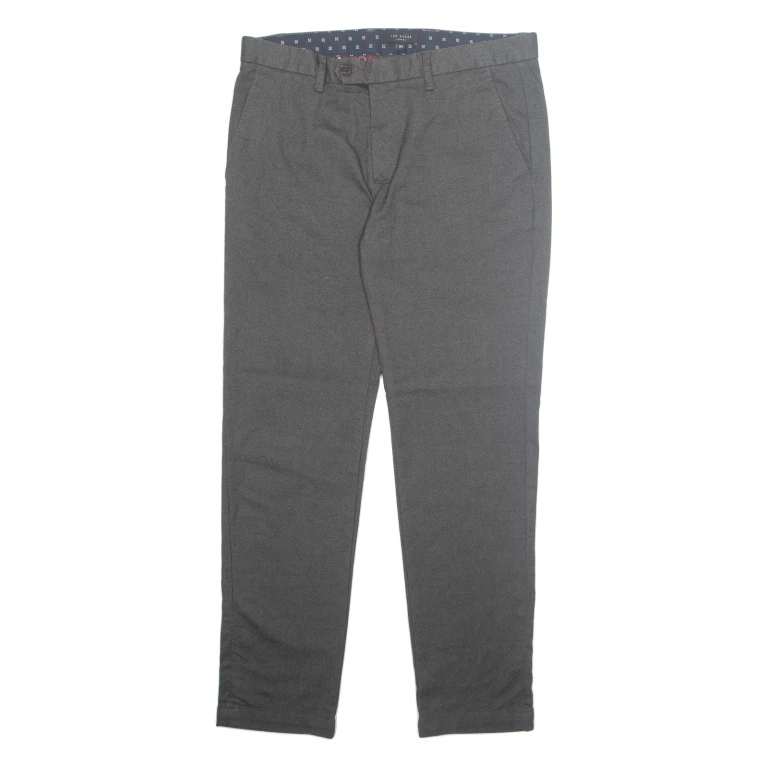 TED BAKER Womens Trousers Green Regular Straight W32 L29