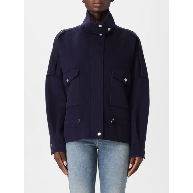 Coat Woman color Blue (105341A2XMG82)