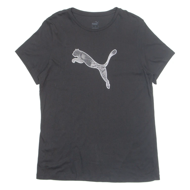 PUMA Womens T-Shirt Black L (II1-221024-5548)