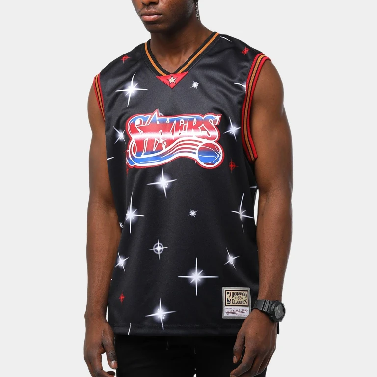 Men's NBA Airbrush Knit Jersey Philadelphia 76Ers