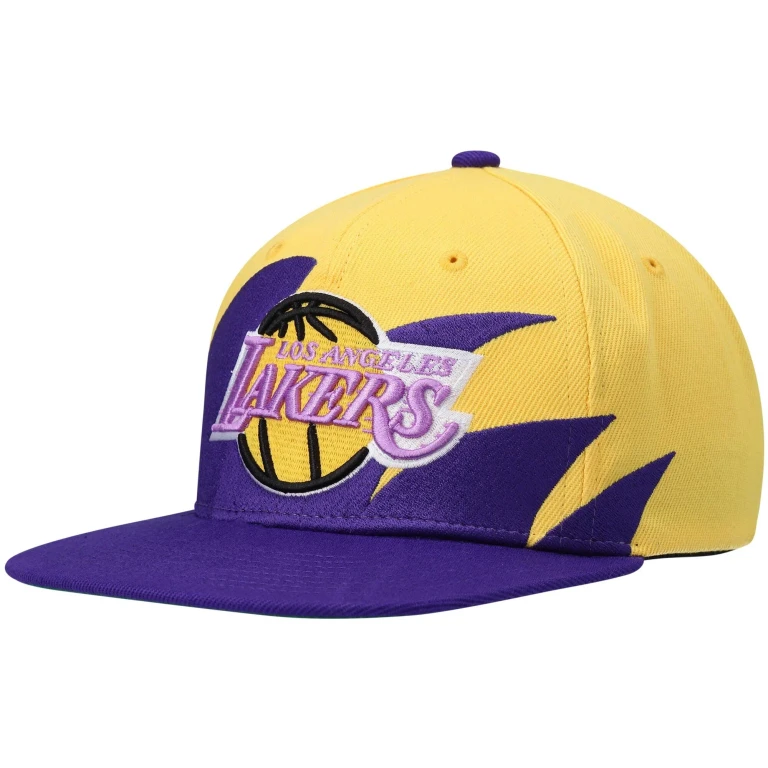 Men's NBA La Lakers Sharktooth Snapback Snapback Caps