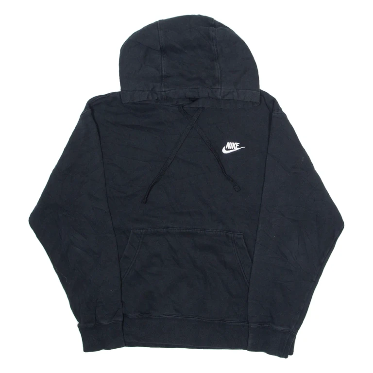 NIKE Womens Black Hoodie L