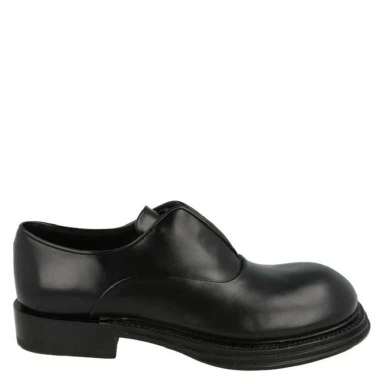 Fanni Lace Up Leather Loafers